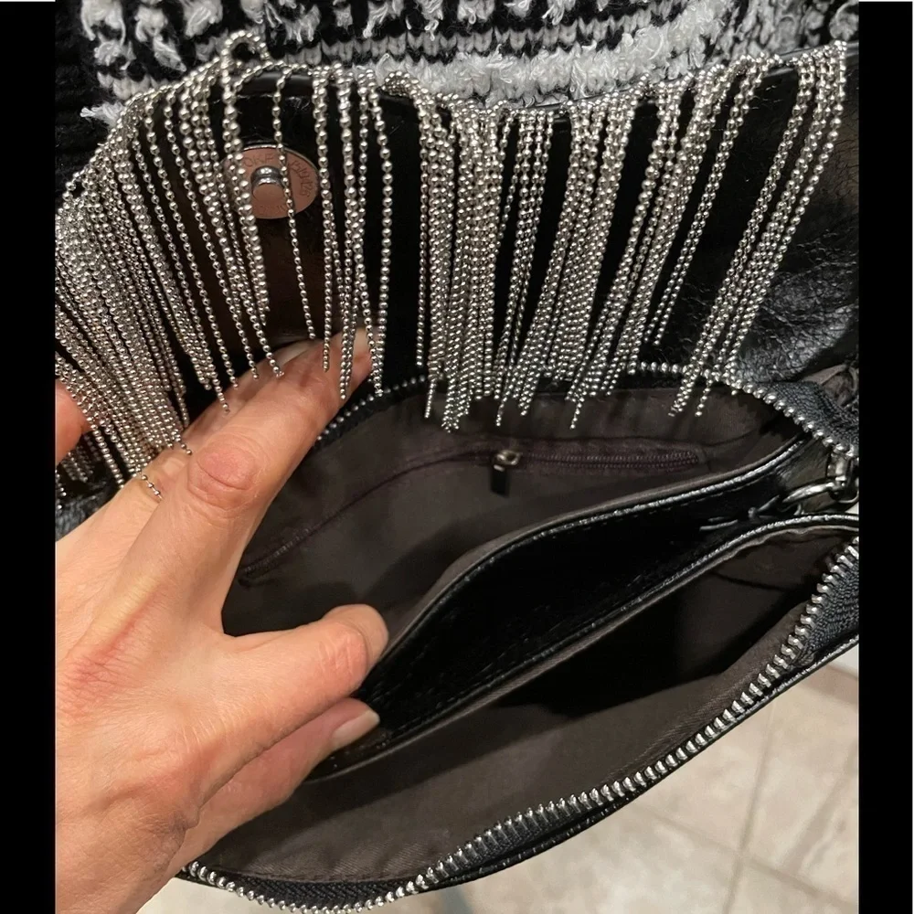 Tassel clutch/shoulder bag - Picture 6 of 7